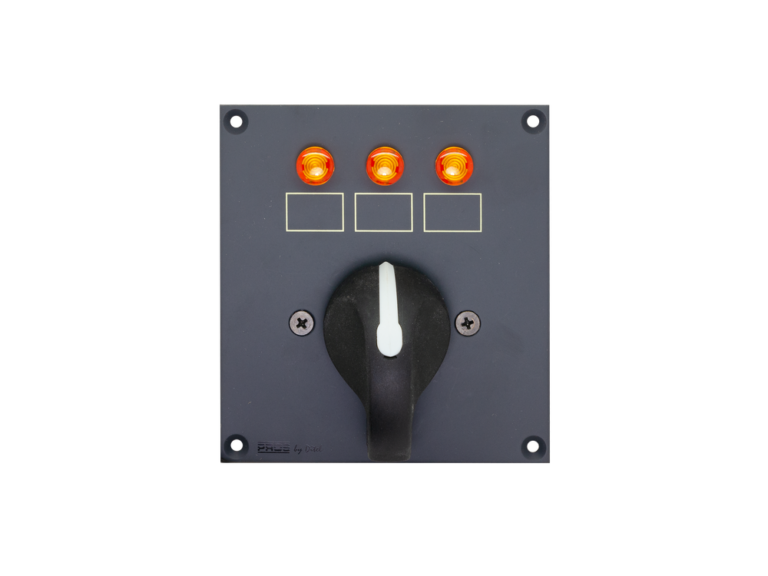 2 POLES 3 POSITIONS 123 63A 230V AC POWER SELECTOR SWITCH MODULE